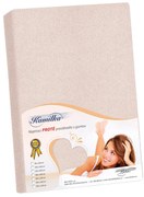 Bellatex prześcieradło frotte pudrowy różowy, 120x 200 cm, 120 x 200 cm
