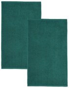 Ciemnozielone bawełniane ręczniki kąpielowe szybkoschnące/frotte zestaw 2 szt. 90x140 cm Quick Dry – Catherine Lansfield
