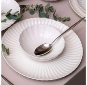 Zestaw obiadowy 18 szt. – biały/porcelana