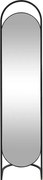 Lustro żelazne na nóżce - szer.41 x wys. 171 cm - Czarne - ZINEB