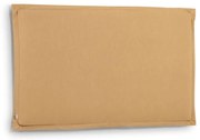 Musztardowy tapicerowany zagłówek 186x106 cm Tanit – Kave Home