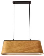 Żyrandol na lince MILBURY 2xE27/40W/230V brązowy