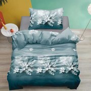 PrzytulneMieszkanie.pl PrzytulneMieszkanie.pl Bawełniana pościel OLAVIE niebieska Rozmiar pościeli: 70 x 90 cm | 140 x 200 cm