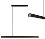 Lampa sufitowa wisząca Led APP1447-CP Czarna 80cm