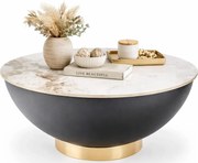 Marmurowy biały stolik kawowy S0-W95