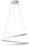 Biała lampa wisząca LED w kształcie spirali - 17X A496 B8-G26
