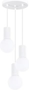 Potrójna biała lampa wisząca A2-F17