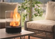 Planika - Chantico Glassfire Stołowy biokominek przenośny na bioetanol z technologią Commerce, szkło cylindryczne