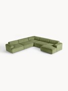Sofa narożna ze sztruksu Melva