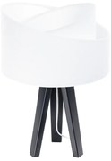 Lampa stołowa GEMSTONE biała/czarna BPS KONCEPT