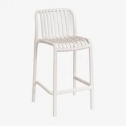 Wendell Stołek Ogrodowy Składany Z Polipropylenu Kremowa Tapioca & ↑65 Cm - Sklum