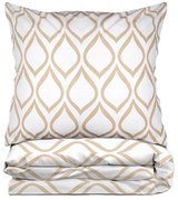 Pościel bawełniana Premium Bielbaw 140x200 Lol beżowa GRENO