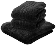 2x ręcznik COMFORT 70x140 cm czarny, 100% bawełna