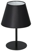 Lampa stołowa ARDEN 1xE27/60W/230V pr. 20 cm czarno-biała