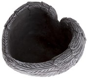 Dekoracja pogrzebowa Doniczka betonowa Serce, 17 x 10 x 17 cm