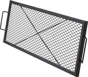Prostokątna Krata do Gotowania SucceBuy o 112CM, Ruszt do Kominka X-Marks, Wytrzymała Stal
