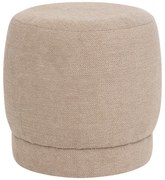 Pufa tapicerowana okrągła AMEA bouclé, Ø 39 cm