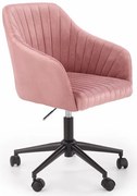 Nowoczesny różowy fotel obrotowy Z8-G71