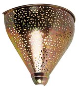 Orientalny Kinkiet / Lampa scienna miedziany ze wzorem - MurafKolonialny Oswietlenie wewnetrzne