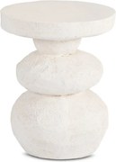 Stolik Kawowy LOVI 41 cm Krem/Beż Japandi