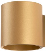 Złoty loftowy kinkiet tuba - A411 E6-N84