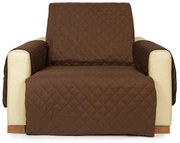 4Home Narzuta na fotel Doubleface czekoladowy/brązowy, 60 x 220 cm