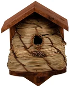 Drewniano-trzcinowa budka dla ptaków Hive – Esschert Design
