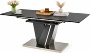 Czarny szklany stół z fukcją rozkładania F1-S82