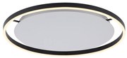 Lampa sufitowa ciemnoszara 60 cm z wbudowanymi diodami LED, 3-stopniowy ściemniacz - Zlatan Nowoczesny Oswietlenie wewnetrzne