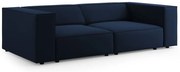 OUTLET Sofa 3-osobowa welurowa granatowa Royal Blue 204/102/70 Arendal od Cosmopolitan Design