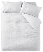 Biała pościel dwuosobowa 200x200 cm Folkstone Geo – Catherine Lansfield