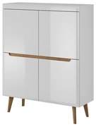 Komoda EBBI 4 110 biały połysk PIASKI Meble