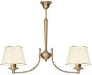 Mosiężny żyrandol dwuramienny YA-S2A