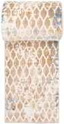 Beżowy chodnik na metry w orientalny wzór R9-Z08