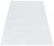Dywan shaggy Fluffy Super Soft biały 60 cm x 110