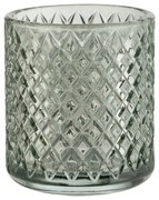 Miętowy szklany kubek na szczoteczki do zębów Atessa – Wenko