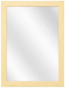 Drewniane lustro ścienne w naturalnej ramie G9-K81