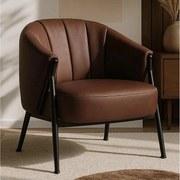 Fotel MCW-P30,  rdzawoczerwony