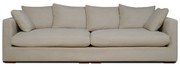 Beżowa sztruksowa sofa 266 cm Comfy – Scandic
