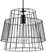 Lampa wisząca GATE czarna SOLLUX  LIGHTING