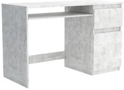 Biurko komputerowe młodzieżowe szkolne 120 cm REMI1 Beton
