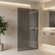 Kabina prysznicowa Walk-In Rea Flexi Grey / Brush Gold 120