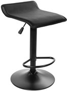 Hoker Obrotowy Czarny Z Regulacją Wysokości K1-C68