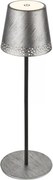 Brilo - LED ładowalna dotykowa lampka biurkowa KIKI LED/2,6W/5V IP44 2600 mAh srebrna