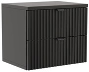 Wisząca czarna szafka nocna K3-E24