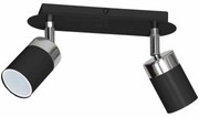 Lampa sufitowa JOKER BLACK/CHROME 2xGU10