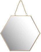 LUSTRO ścienne sześciokąt, szerokość 20 cm