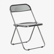 Zestaw 2 Składanych Krzeseł Do Jadalni Kepko Dym - Sklum