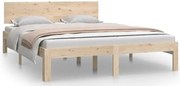 Dwuosobowe łóżko sosnowe 140x200 G6-N84
