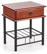 Szafka nocna FIONA czereśnia antyczna HALMAR